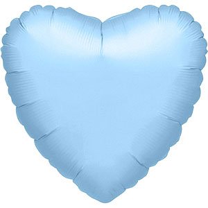 Folienballon - Herz - Hellblau Folienballon - Herz - Hellblau