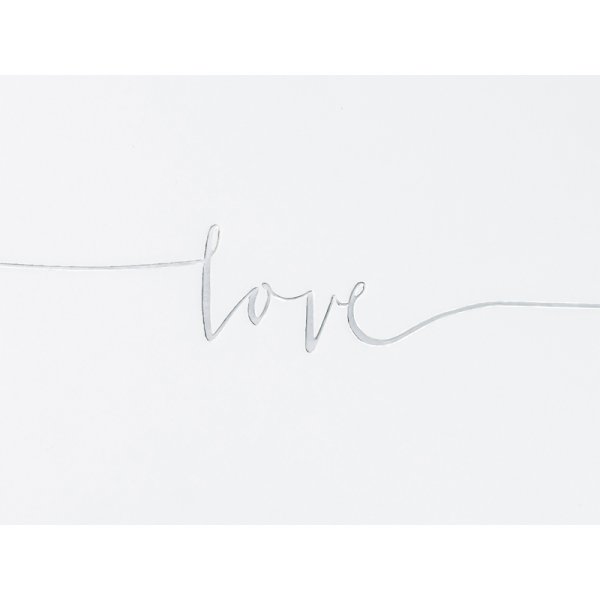 Gästebuch - Liebe - Silber
