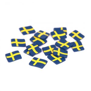 Konfetti - Holz - Die schwedische Flagge Konfetti - Holz - Die schwedische Flagge