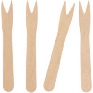 Snackgabeln - 50er-Pack - aus Holz Snackgabeln - 50er-Pack - aus Holz