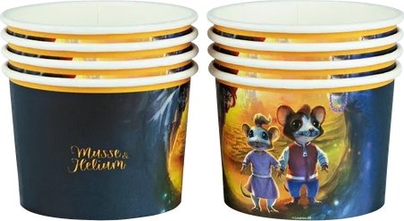 Eisbecher - Mickey & Helium - 8er-Pack