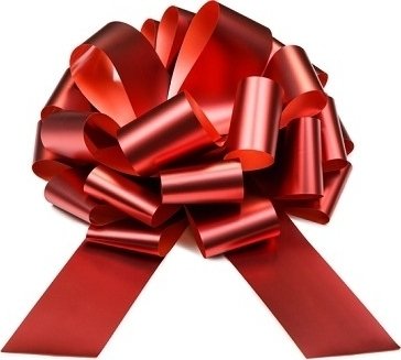 Geschenkschleife - Mega - Rot - 30 cm Geschenkschleife - Mega - Rot - 30 cm