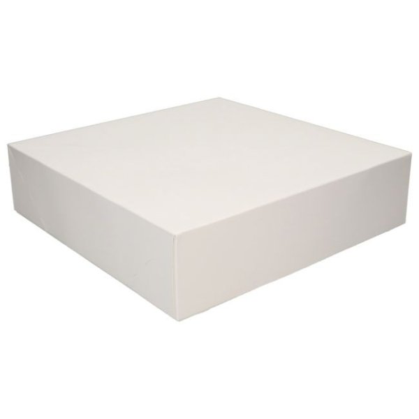 Kuchenkarton Weiß - Großpackung mit 25 Stück - 28 x 28 x 8 cm - FunCakes Kuchenkarton Weiß - Großpackung mit 25 Stück - 28 x 28 x 8 cm - FunCakes