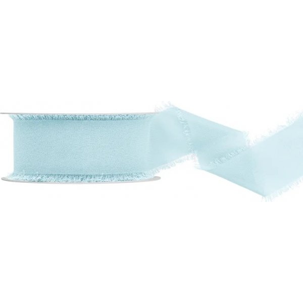 Chiffonband - 40 mm - Hellblau - 10 m Chiffonband - 40 mm - Hellblau - 10 m