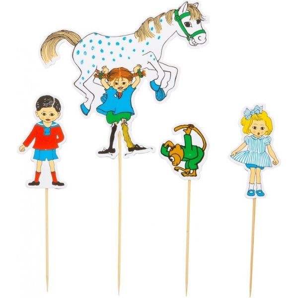 Kuchenspießer - Pippi Langstrumpf - 4er-Pack Kuchenspießer - Pippi Langstrumpf - 4er-Pack