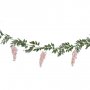 Blumengirlande - Glyzinien - Rosa/Grn