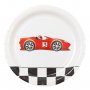 Pappteller - Auto mit Silberfolie 8er-Pack (23 cm) Pappteller - Auto mit Silberfolie 8er-Pack (23 cm)