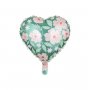 Herz aus Folienballon mit Blumen Herz aus Folienballon mit Blumen