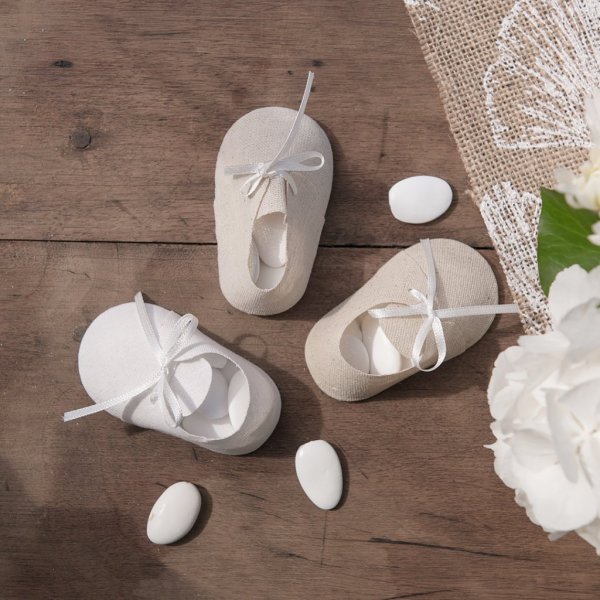 Favor - Babyschuhe - Weiß - 4er-Pack Favor - Babyschuhe - Weiß - 4er-Pack