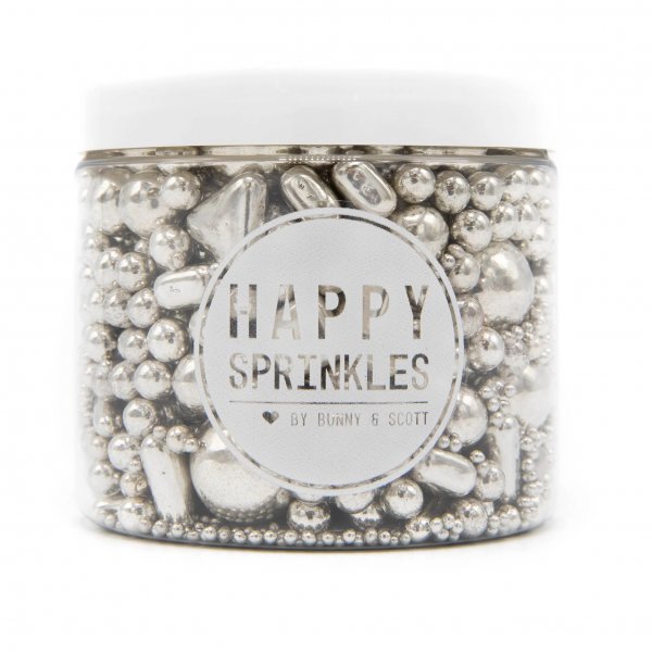 Streuselmischung - Happy Sprinkles - Silver Explosion - 190 g Streuselmischung - Happy Sprinkles - Silver Explosion - 190 g