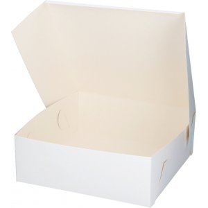 Tortenschachtel - Wei� - 25x25x10 cm