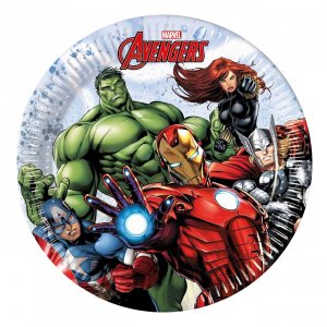 Avengers Infinity-Steine Pappteller, 20 cm - 8er-Pack Avengers Infinity-Steine Pappteller, 20 cm - 8er-Pack