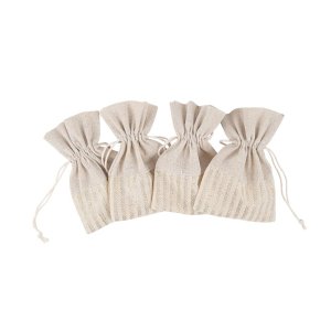 Stoffbeutel - Creme - 4er-Pack Stoffbeutel - Creme - 4er-Pack