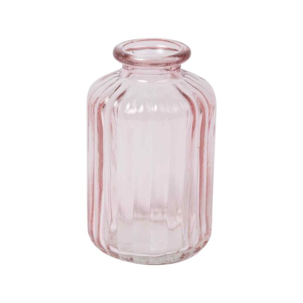 Glasvase - Rosa - Ø 6,2 x 10 cm / 190 ml Glasvase - Rosa - Ø 6,2 x 10 cm / 190 ml