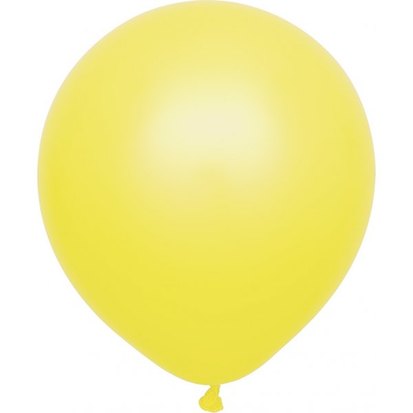 Mini-Luftballons einfarbig - Premium 13 cm - Gelb