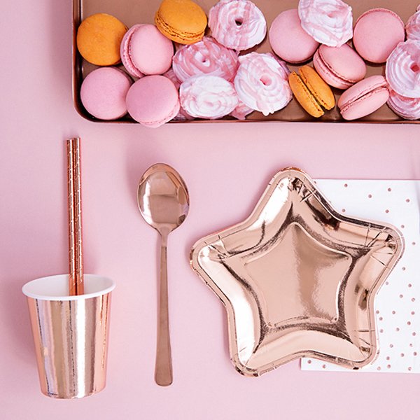 Dessertteller - Stern - Roségold - 6er-Pack Dessertteller - Stern - Roségold - 6er-Pack