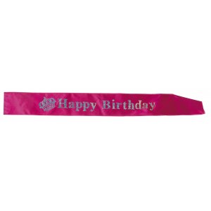 Wortband - Alles Gute zum Geburtstag - Rosa