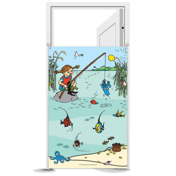 Vorhänge - Fischteich - Pippi Langstrumpf Vorhänge - Fischteich - Pippi Langstrumpf
