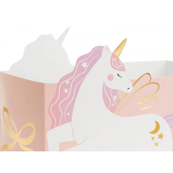 Popcorn-Boxen/Snack-Boxen - Einhorn/Regenbogen/Schloss - 6er-Pack Popcorn-Boxen/Snack-Boxen - Einhorn/Regenbogen/Schloss - 6er-Pack