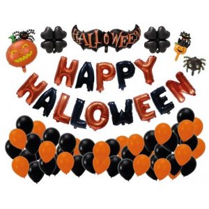 Ballonset - Halloween - Buchstaben, Latexballons und Folienballons Ballonset - Halloween - Buchstaben, Latexballons und Folienballons