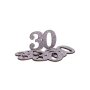 30 Jahre Tischdekorationen - Silber - 6er-Pack 30 Jahre Tischdekorationen - Silber - 6er-Pack