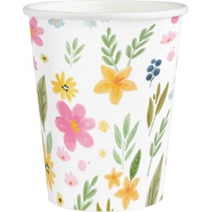 Pappbecher - Wildblumen - 6er-Pack Pappbecher - Wildblumen - 6er-Pack