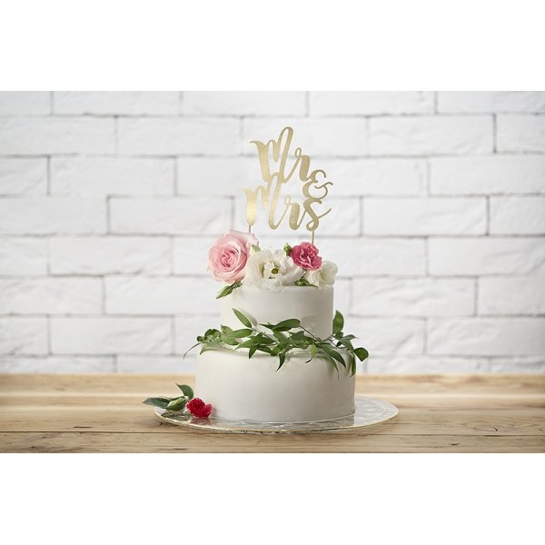 Kuchendeckel - Mr & Mrs - Gold