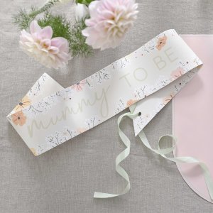 Schärpe - werdende Mama - Blumenbaby Schärpe - werdende Mama - Blumenbaby