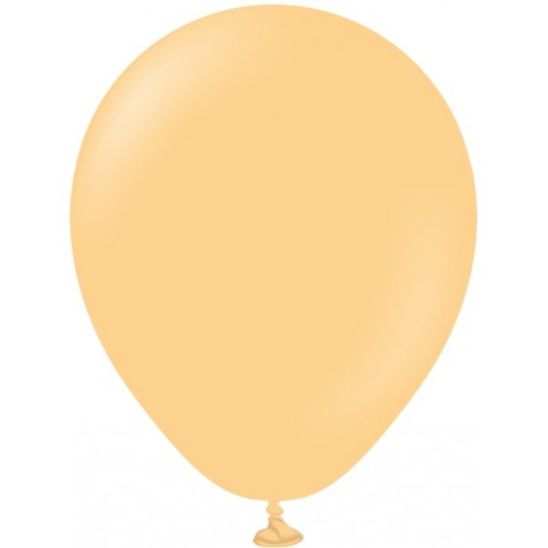 Mini-Luftballons schlicht - Premium 13 cm - Pfirsich
