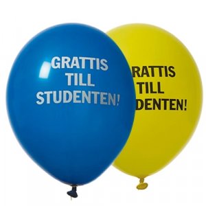 Luftballons - Schüler - Blau/Gelb - 8er-Pack Luftballons - Schüler - Blau/Gelb - 8er-Pack
