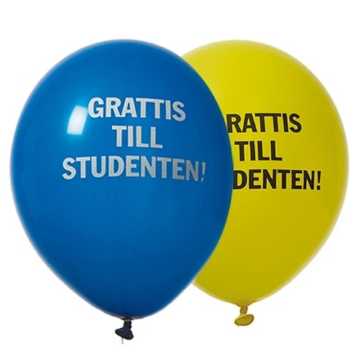 Luftballons - Schüler - Blau/Gelb - 8er-Pack Luftballons - Schüler - Blau/Gelb - 8er-Pack