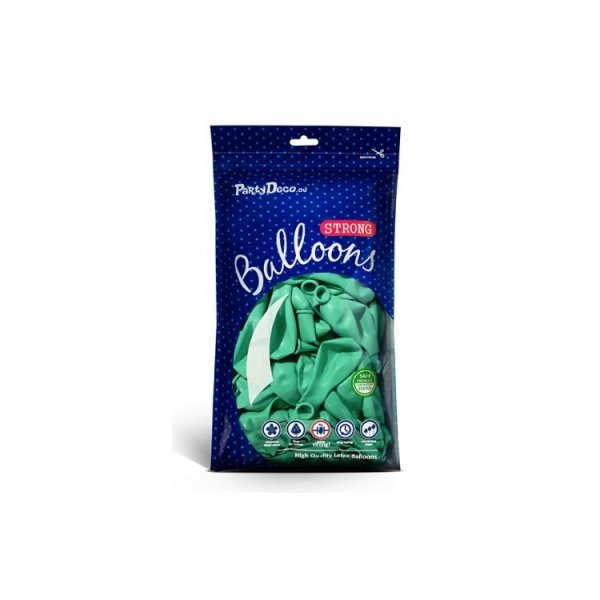 Pastellfarbene Ballons - Premium 27 cm - Mintgrün - 50er-Packung Pastellfarbene Ballons - Premium 27 cm - Mintgrün - 50er-Packung