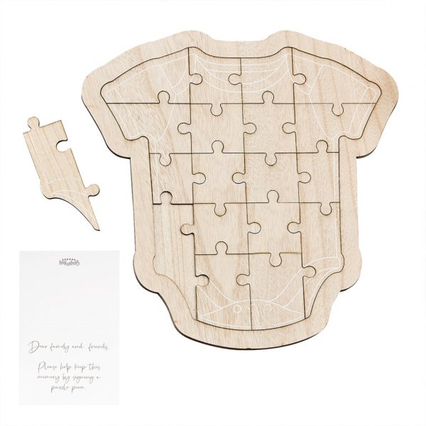 Gästebuch-Puzzle - Botanisches Baby Gästebuch-Puzzle - Botanisches Baby