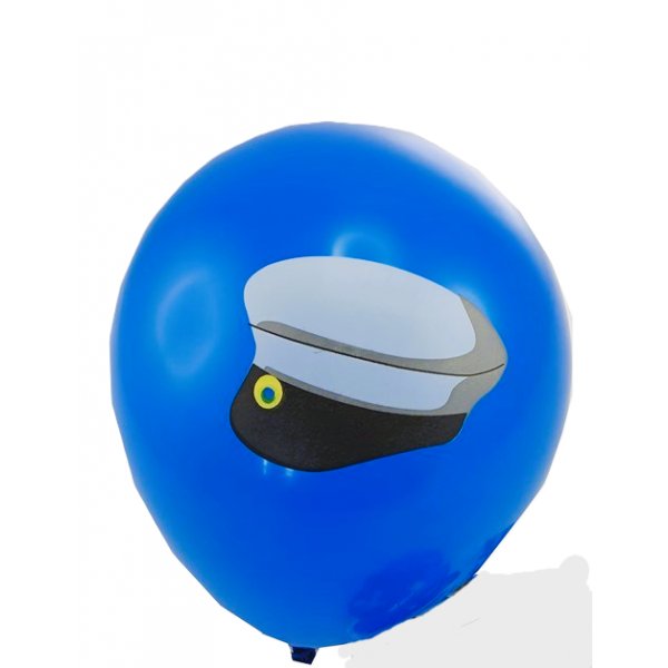 Luftballons - Studentenmütze - Blau - 12er-Packung Luftballons - Studentenmütze - Blau - 12er-Packung