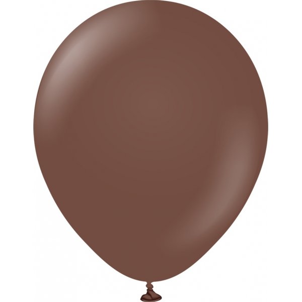 Luftballons einfarbig - Premium 45 cm - Schokoladenbraun