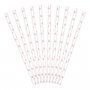 Strohhalme - Herzen - Hellrosa - 10er-Pack