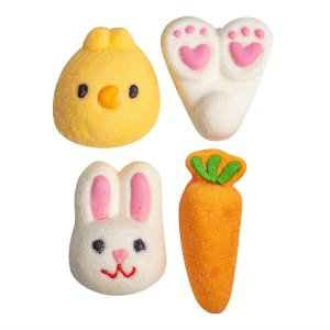 Marshmallow-Dekorationen - Ostern - Huhn, Hase, Karotte - PME