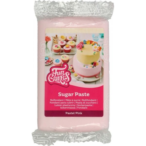 Zuckerpaste - Pastellrosa - 250 Gramm Zuckerpaste - Pastellrosa - 250 Gramm
