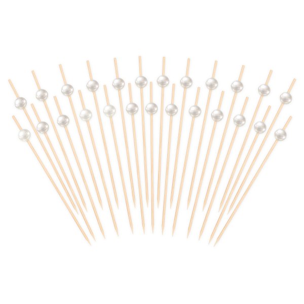 Snack- und Getränkesticks - Perle - 12 cm - 25 Stück Snack- und Getränkesticks - Perle - 12 cm - 25 Stück