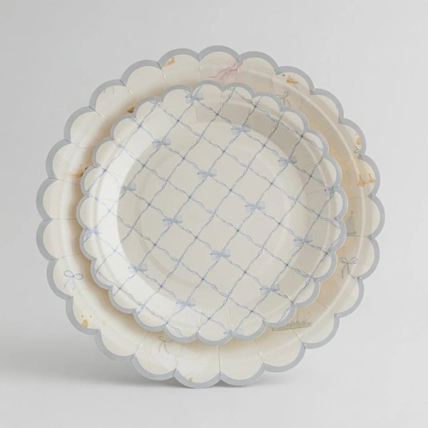 Pappteller - Geburtstagsente - 17 cm - Lavendelblau - 8er-Pack Pappteller - Geburtstagsente - 17 cm - Lavendelblau - 8er-Pack