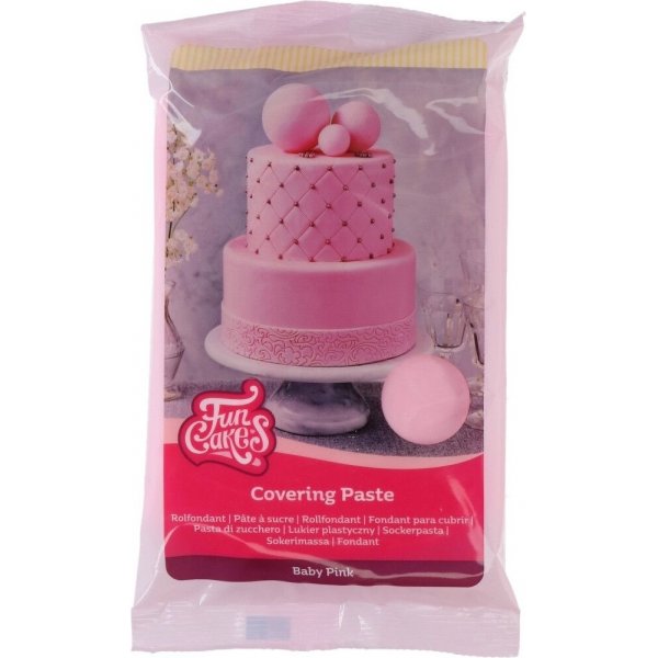 Abdeckpaste/Zuckerpaste - Baby Pink - Funcakes - 500 g Abdeckpaste/Zuckerpaste - Baby Pink - Funcakes - 500 g