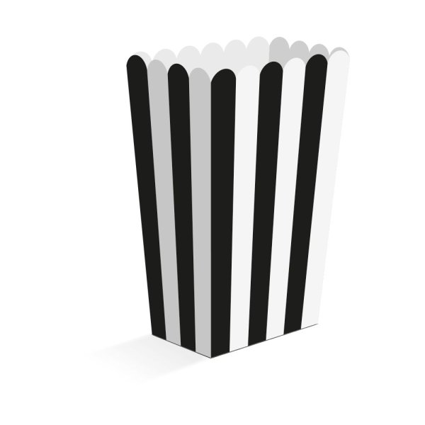 Snackboxen - Schwarz - 6,3 × 4,4 × 13,5 cm - 8er-Packung Snackboxen - Schwarz - 6,3 × 4,4 × 13,5 cm - 8er-Packung