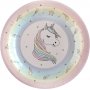 Pappteller - Einhorn - 10er-Pack