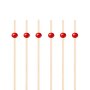 Snack- und Getränkesticks - Rot - 12 cm - 25 Stück Snack- und Getränkesticks - Rot - 12 cm - 25 Stück