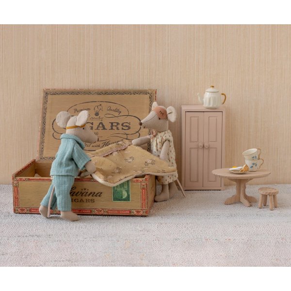 Mama und Papa Maus in Zigarrenkiste - Maileg