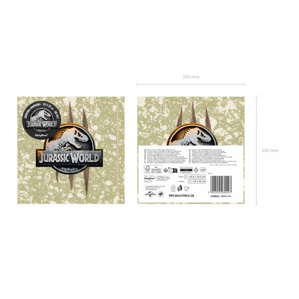 Servietten Jurassic World - Mix Servietten Jurassic World - Mix