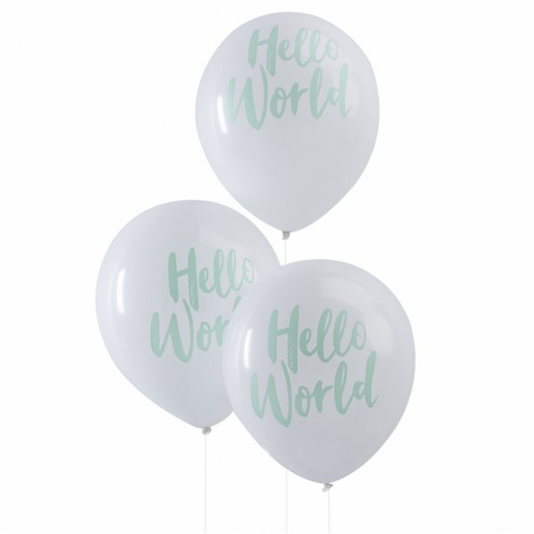 Luftballons - Hello World - 10er-Pack Luftballons - Hello World - 10er-Pack