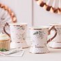 Pappbecher mit Henkel - Tea Party - 8er-Pack