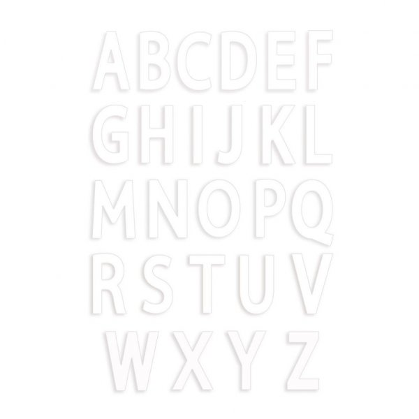 Vorlage für Buchstabenkuchen - AZ - 19cm Vorlage für Buchstabenkuchen - AZ - 19cm