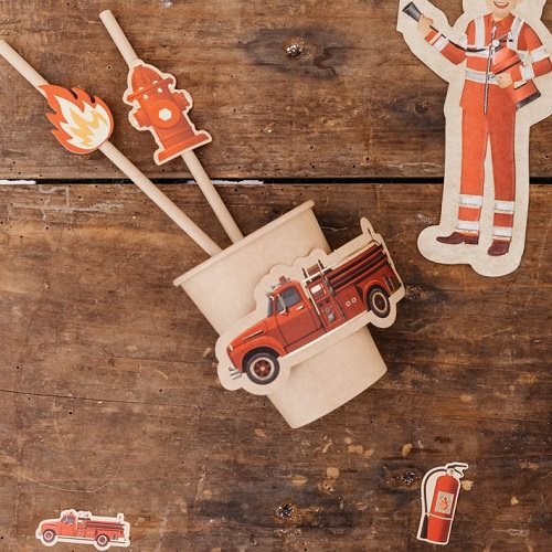 Pappbecher - Feuerwehr - 8er-Packung Pappbecher - Feuerwehr - 8er-Packung